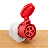 CEE wandcontactdoos 32A 5 polig (D52S31) 400V IP44