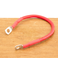 Accukabel verloop 16mm² 30cm M8 M10 Rood