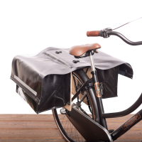 Dubbele Krantentas XXL 75L Zwart   Met schade