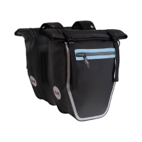 Dubbele fietstas Flo 30L Aqua