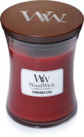 WoodWick geurkaars   Medium Hourglass   Cinnamon Chai