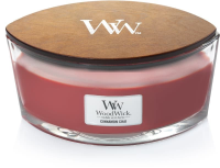 WoodWick geurkaars   Ellipse HearthWick Flame   Cinnamon Chai