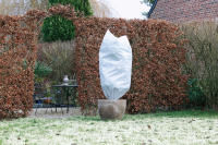 Nature vorstbeschermhoes met trekkoord   wit   150xdiameter 100 cm