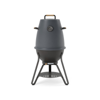 Kandu Cooking 41 houtskoolgrill   Coal Grey   Vertical Cooking BBQ   Ø58 x H95 cm