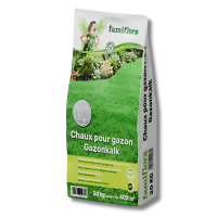 Famiflora Gazonkalk   Groenkalk met 10% magnesium   20 kg tot 400 m²