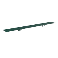 Vitavia aluminium legplank   groen   121,5 x 15 cm