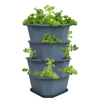 Gusta Garden PAUL POTATO   aardappeltoren   4 niveaus   blauw