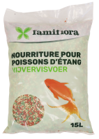 Famiflora Colour Mix Light 15L vissenvoer – Vijverkorrels – Kleurbalans   Licht verteerbaar visvoer   Voor alle siervissen