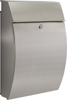 Practo Garden new york inox   Brievenbus in inox   15x32x48cm