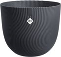 Elho Sereh Rond 30 cm Bloempot   Antraciet   Ruime Designpot voor Tuin en Interieur