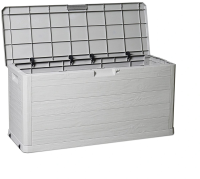 Toomax Woody's Kussenbox   280L   Warm Grey   Design   Binnenmaat 112 x 39,5 x 52,5 cm   Buitenmaat 117 x 45 x 56 cm