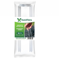 Famiflora gronddoekhaken   pennen diameter 3 mm   L20 cm x B5 cm   10 stuks