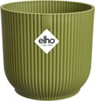 Elho Vibes Fold Rond 30 cm   Varengroen   Grote Groene Ribbelpot voor Kamerplanten