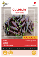 Buzzy seeds Culinary Peppers Black Naga   Extreem Hete Peper   Rokerig & Zeldzaam