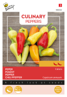 Buzzy seeds Culinary Peppers Caloro   Milde Gele Peper   Dik & Vlezig