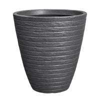 Florus Andes Hoog Rond 40cm Bloempot   Antraciet   Hoog Model