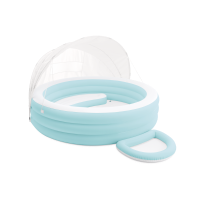 Intex Swim Center Lounge Zwembad   Met Parasol en Zitbank   Pastel