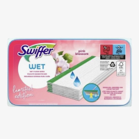 Swiffer Wet Refills Vochtige Vloerdoekjes   Pink Blossom   24 stuks (Limited Edition)