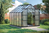 Vitavia Uranus serre   8,3m²   met 4 mm polycarbonaat   Zwart