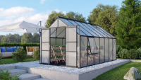 Vitavia Meridian 2 serre   11,5m²   met 4 mm polycarbonaat   Zwart