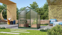 Vitavia Venus serre   2,5m²   met 6 mm polycarbonaat   Donkergroen