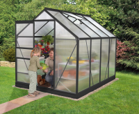 Vitavia Venus serre   5m²   met 4 mm polycarbonaat   Zwart