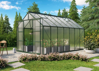 Vitavia Uranus serre   11,5m²   met 6 mm polycarbonaat   Donkergroen