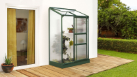 Vitavia Ida muurserre   0,9m²   met 4 mm polycarbonaat   Donkergroen