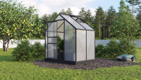 Vitavia Planet serre   2,5m²   met 6 mm polycarbonaat   Zwart