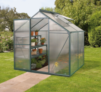 Vitavia Triton serre   2,6m²   met 6 mm polycarbonaat   Donkergroen