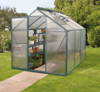 Vitavia Triton serre   3,8m²   met 4 mm polycarbonaat   Donkergroen