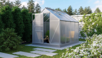 Vitavia Planet serre   5m²   met 6 mm polycarbonaat   Aluminium