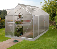Vitavia Triton serre   6,2m²   met 4 mm polycarbonaat   Aluminium