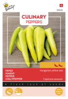 Buzzy® Culinary Peppers Hungarian Yellow Wax   Peperzaden   Mild tot Medium   Geel/Oranje