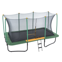 Bestway Xtreme Air Productserie Trampoline   4,57m x 2,74m x 2,83m   Donkergroen   Inclusief Ladder