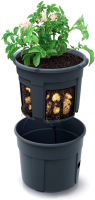 Prosperplast Potato Grower Aardappelkweekbak   Antraciet   28 Liter   39 x 39 cm