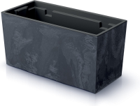 Prosperplast Urbi Case Beton Effect   Antraciet   39,5 x 18,5 cm   Betonlook