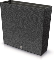 Prosperplast Furu Case Tower Plantenbak   Antraciet   77 cm   Met Inzet