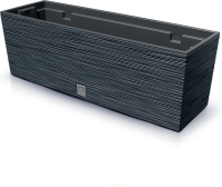 Prosperplast Furu Case Plantenbak   Antraciet   58 cm   Met binnenpot