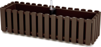 Prosperplast Boardee Fencycase Balkonbak   Bruin   58 cm   Hout Look