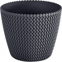 Prosperplast Splofy Bloempot   Antraciet   Ø 39 cm   45 Liter