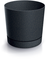 Prosperplast Tubo P Eco Wood Bloempot   Ø 12,8 cm   Eco Antraciet