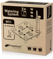 Prosperplast WS1 Vierkant Irrigatiesysteem   Zwart   Voor maat 225 en 240