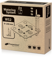 Prosperplast WS2 Vierkant Irrigatiesysteem   Zwart   Voor maat 265