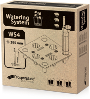 Prosperplast WS4 Vierkant Irrigatiesysteem   Zwart   Voor maat 325