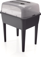 Prosperplast Respana Planter High XL Kweektafel   Antraciet   77 x 58 cm   83 Liter