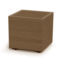 Prosperplast Madera Square Eco Wood Bloempot   ECO Naturo   38,5x38,5 cm   Met echt hout