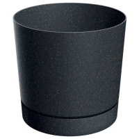 Prosperplast Tubo P Eco Wood Bloempot   Ø 29,2 cm   Eco Antraciet