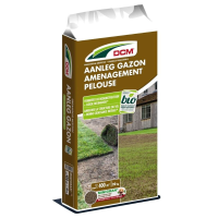 DCM gazonmeststof 20 kg voor 400m²   Aanleg gazon (incl. Bodemverbeteraar)