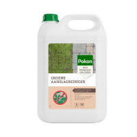 Pokon natuurlijke groene aanslagreiniger   5 liter (50 m²)   Voor harde oppervlakken, terrassen, bestrating en muren